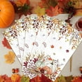 thumbnail image 4 of 100 Pcs Fall Paper Napkins 3 Ply Pumpkin Flower Napkin Disposable Absorbent Hand Towels Pumpkin Floral Napkins for Fall Autumn Party Supplies Thanksgiving Holiday Harvest Dinner Bathroom Decorations, 4 of 13