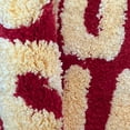 thumbnail image 3 of LAKEA Be Your Self Shape Tufted Rug Room Anti-Slip Trippy Bedroom Handmade Flocking Rug Carpet Living Room Entrance Rug Home Decor, 3 of 15