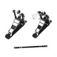 thumbnail image 3 of 2 piezas Doble Pedal Drum Tambor Reemplazo de patada Portable Estabilizadores de piso de aluminio profesional para regalo de bateristas profesionales, 3 of 8