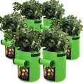 thumbnail image 1 of Bolsas para cultivo de vegetales Gardzen, 10 galones, sin BPA, paquete de 6, 1 of 5