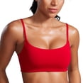 thumbnail image 1 of Sujetador deportivo CRZ YOGA Butterbreeze, cuello redondo, color rojo chile, talla L, 1 of 5