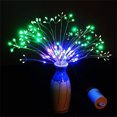 thumbnail image 5 of Firework Lights Copper Wire 198LED Lights, 8 Modes Dandelion Lights Dimmable String Fairy Lights with Remote Control, Colorful, 5 of 8