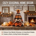 thumbnail image 5 of DIY Halloween Quilted Fabric Tree Kit - Halloween Tabletop Decor Layered Fabric Sewing Craft Kit, Mantel Shelf Decor Halloween Home Decor Handmade Birthday Gifts, 5 of 7