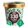 thumbnail image 3 of Halo Top Mint Chip Light Ice Cream, 16 fl oz Pint, 3 of 15