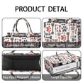 thumbnail image 4 of Large Capacity Tote Bag,Paw Prints and Bones Handbag Fashion Luxury Tote Bag,15.7"x13"x 5.1" Inches,Laptop Compatible, 4 of 6
