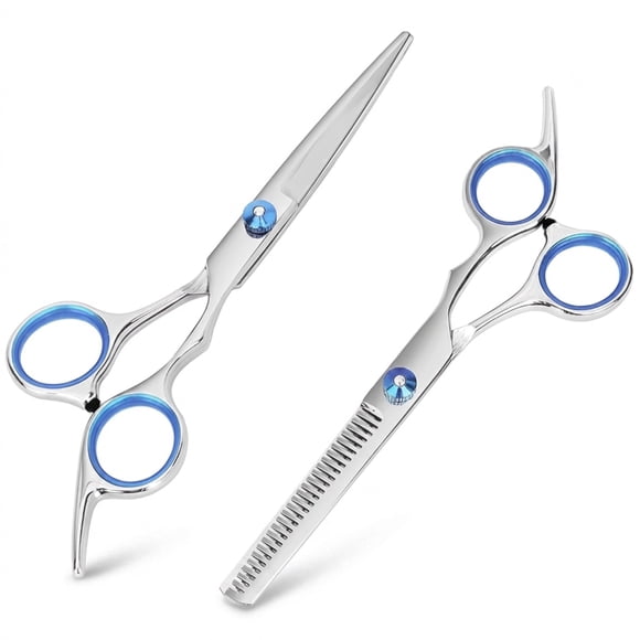 Hair Cutting Hair Cutting Scissors,Thinning Shears,Professional Tools ,Stainless Steel Cutting Kit,Ergonomic Hairdressing Scissors 2pcs for Hairdressing,Salon and Home