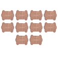 thumbnail image 2 of Abbracc Natural Wood Thread Bobbins Spool for Craft DIY Project, Cross Stitch Embroidery Window 10pcs, 2 of 9