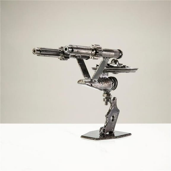 Kalifano RMS-500EST-N Enterprise Star Trek Inspired Recycled Metal Sculpture