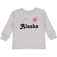 thumbnail image 3 of Inktastic Alaska Butterfly Girls Long Sleeve Toddler T-Shirt, 3 of 5