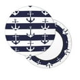 thumbnail image 2 of Kll Anchors Round Bar Chair Cushion Cover 13 Inch,Bar Stool Protector With Elastic, Soft Washable, 2 of 7