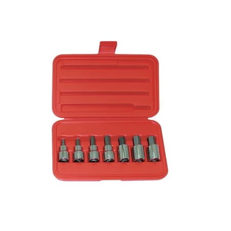 UPC: 0076799004055 | Wright Tool 7 Piece Hex Bit Socket Sets  1/2 in  Inch – 1 SET (875-405)