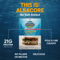 thumbnail image 3 of (4 pack) Wild Planet Albacore Wild Tuna, No Salt Added, 3 oz Pouch, 3 of 9
