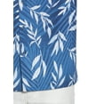 thumbnail image 3 of Cafe Luna Men's Leaf Print Short Sleeve Shirt, 3 of 3
