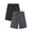 2 Pack: Black/Dark Gray, variant on EA'S SECRET Men’s Pajama Bottoms Bamboo Rayon Short Flexible Elastic Waistband Drawstring Sleep Pants with Pockets Knit Summer (BG, L)