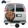 thumbnail image 4 of KAKALAD American Flag Deer 02 Spare Tire Cover Universal Vehicle Accessories Buckle Car Tools 17”in, 4 of 6