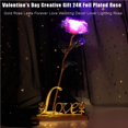 thumbnail image 2 of Regalo Creativo Del Día De San Valentín 24K Laminado En Oro Rosa Rosa Dura Para Siempre Amor Boda Decoración Amante Iluminación Rosa Scienceny HA023592-00, 2 of 7