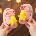 thumbnail image 5 of KKBOTIVE Kids Girls Boys Clogs Cute Garden Shoes Toddler Beach Summer Slides Slippers Indoor Outdoor Child Water Shower Pool Sandals for Daily Footwear, Pink Size: 3-4 Years, 5 of 6