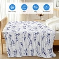 thumbnail image 4 of Blue Horse Cooling Blanket, Lightweight Breathable Summer Throw Blanket with Double Sided Cold Effect, Watercolor Vintage Animals Picnic Beach Blankets Bed Sheet for Hot Sleepers 30"x40", 4 of 8