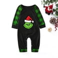 thumbnail image 2 of Pijamas navideños a juego Grinch - TKing Fashion 2024 Nuevos conjuntos de pijamas navideños familiares a juego Grinch, pijamas navideños navideños para parejas, adultos y niños, 6 Meses, 2 of 4