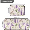 thumbnail image 3 of Flowers Floral Lavender Kitchen Mat Set of 2, Non-Slip Kitchen Rug for Floor, Waterproof Sink Carpet for Home, Office, Laundry, 3 of 6