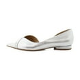 thumbnail image 2 of Naturalizer Women’s Henrietta D’Orsay Pointed Toe Ballet Flat Silver 8M, 2 of 8