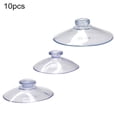 thumbnail image 6 of Yannee 50 Pcs Suction Cups Clear Plastic Casement Suckers for Bathroom Wall Window Home 40mm, 6 of 6