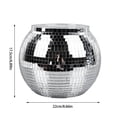 thumbnail image 4 of Disco Ball Ice Bucket Beverage Tubs Disco Ball Bowl Vase Cup Drink Bucket for Parties,Large Retro Drink Bucket for Champagne Cold Drinks, Disco Party Supplies Decor, 4 of 10