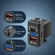 thumbnail image 3 of 2X 12V-24V Salida USB Dual Quick Charge 3.0 & PD Puerto USB C Cargador Enchufe Adaptador de Corriente para AutomóVil Marine Truck-A, 3 of 5