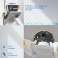 thumbnail image 5 of 5/6 Inch LED Can Lights Retrofit Recessed Lighting,11W =75W, 2700K (Soft White), 750 Lumens, Dimmable Replacement recessed Light Conversion kit, ETL, Damp Rated, E26 Base, Baffle Trim, 6-Pack, 5 of 5