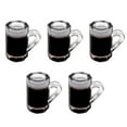 thumbnail image 4 of 5 piezas de taza de bebida para casa de muñecas, regalos navideños, accesorios clásicos para casa de muñecas, juguetes de simulación para negro, 4 of 9