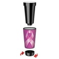 thumbnail image 2 of Mugzie 16-Ounce Tumbler Drink Cup with Removable Insulated Wetsuit Cover - Breast Cancer Awareness, 2 of 4