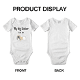 thumbnail image 3 of My Big Sister Is A Pekingese Dog Funny Baby Romper Boy Girl Unisex, 3 of 5