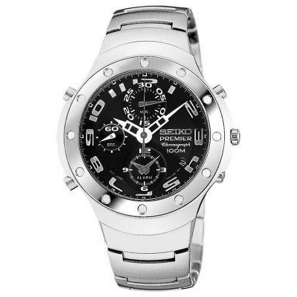 Seiko Men's SDWG43 Premier Chronograph Alarm 100M Watch 