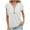 White, variant on cfhntfmh Dressy Casual Shirts for Women Trendy Ruffle 1/4 Sleeve Length Summer Tops Soft V Neck Solid Color Tunic T-Shirts