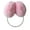 Dark Pink, variant on Skymirror Cute Solid Color Plush Warm Earmuffs Girls Faux Pearls Winter Outdoor Ear Warmer Soft Furry Ear Covers