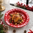 thumbnail image 5 of Christmas Dinnerware Steak Plates Kitchen Tableware Family Gathering Serving Plate for Holiday Dinner Party Home Kitchen Decor Gift Set Xmas, 5 of 7