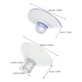 thumbnail image 2 of BESTYASH 16Ud Ventosas Transparentes Para Repuesto De Para Con Pesado Y Fácil Instalación, 2 of 8