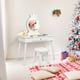thumbnail image 5 of Set de Mesa y Silla Tocador Costway para Niños con Espejo y Cajones Blanco 70 x 34 x 100 cm, 5 of 10