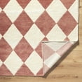 thumbnail image 5 of BoutiqueRugs Almeda Bohemian, Transitional Area Rug - Machine Washable - Pearl, Camel, Dark Pink - 6' x 9', 5 of 6