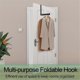 thumbnail image 2 of 2 Pack over the Door Hooks Hanger, Sturdy Foldable over Door Drying Rack for Clothes, Coats, and Towels, 2 of 5
