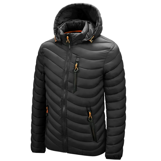 EGNMCR Jackets for Men Men's And Winter Jacket Cotton Waistcoat Warm Jacket