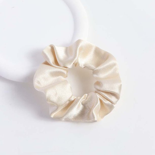 Anillo de pelo de rosa de satén para el intestino grueso, accesorios para el cabello de cuerda para el cabello de rosa dulce de súper hada de primavera y verano para mujeres coreanas