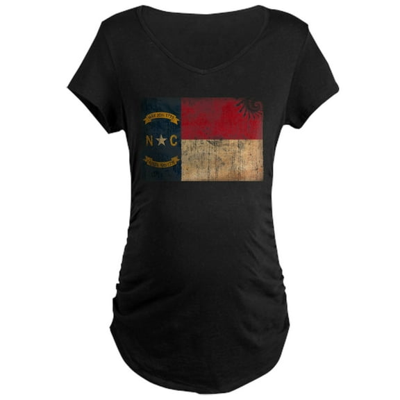 CafePress - North Carolina Flag Maternity Dark T Shirt - Maternity Dark T-Shirt