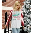 thumbnail image 4 of MOUSYA Be A Cindy Lou Who T-Shirt Tee Christmas Raglan Long Sleeve Tops Splicing Baseball Tees Shirt for Women, 4 of 9