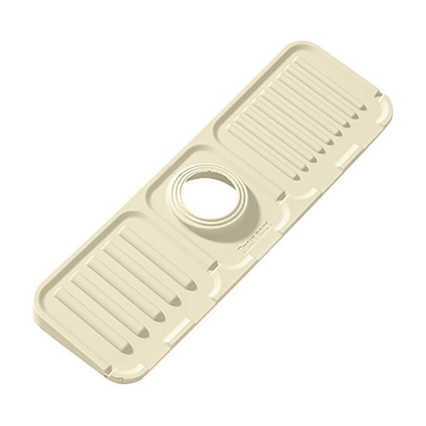 Pisexur Batería de cocina Almohadilla de drenaje para lavabo, grifo de cocina, almohadilla a prueba de agua, fregadero multifuncional, drenaje para mesa. para la cocina del hogar