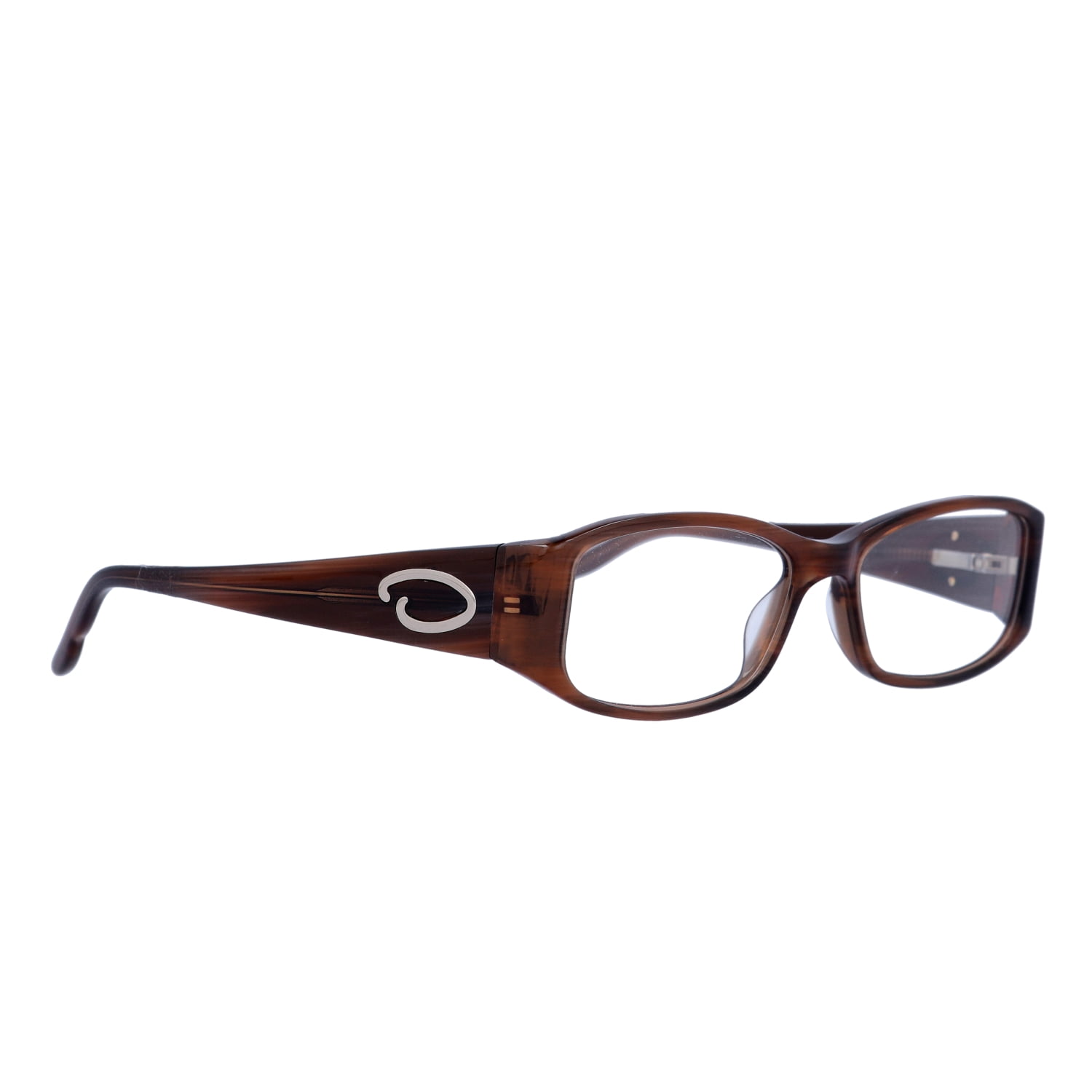 Oscar Women's OSL702 Round Prescription Eyeglasses with Case, Brown