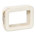 thumbnail image 1 of Bolsa de maquillaje transparente con cremallera, organizador de cosméticos, estuche portátil para cosméticos. Blanco, 1 of 9