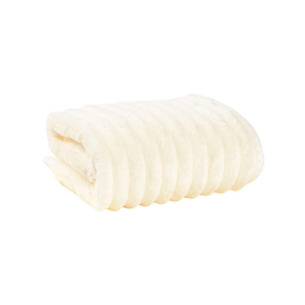 Toallas de Mano Blancas para el Baño Concisa de Alta Densidad de la Toalla de Lana 35x75cm, Suave Absorbente Paño de Lavado para la Cara, las Manos Y las Toallas Blancas