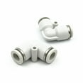 thumbnail image 5 of Blanco L con forma de codo 4mm a 16mm SOBREDOSIS Tubo de manguera One Touch Push In Air Pneumatic Fitting Accesorios de conector rápido Gas de plástico, 5 of 5