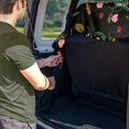 thumbnail image 4 of Drydeepin Butterfly Dragonfly Mushroom Flower Car Seat Cover Towel Backseat Rear Bench Towel Seat Covers Non-Slip Universal Fit for Sedan Trucks Van SUV, Automotive Seat Protector, 4 of 7